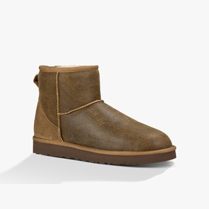 Ugg Classic Mini Bomber Men Classic Boots Brown (2359JYLWV)